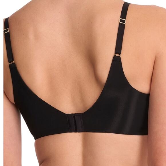 Natori 731338 Cloud Comfort Black Smoothing Tshirt Black Bra 34B - Picture 4 of 10